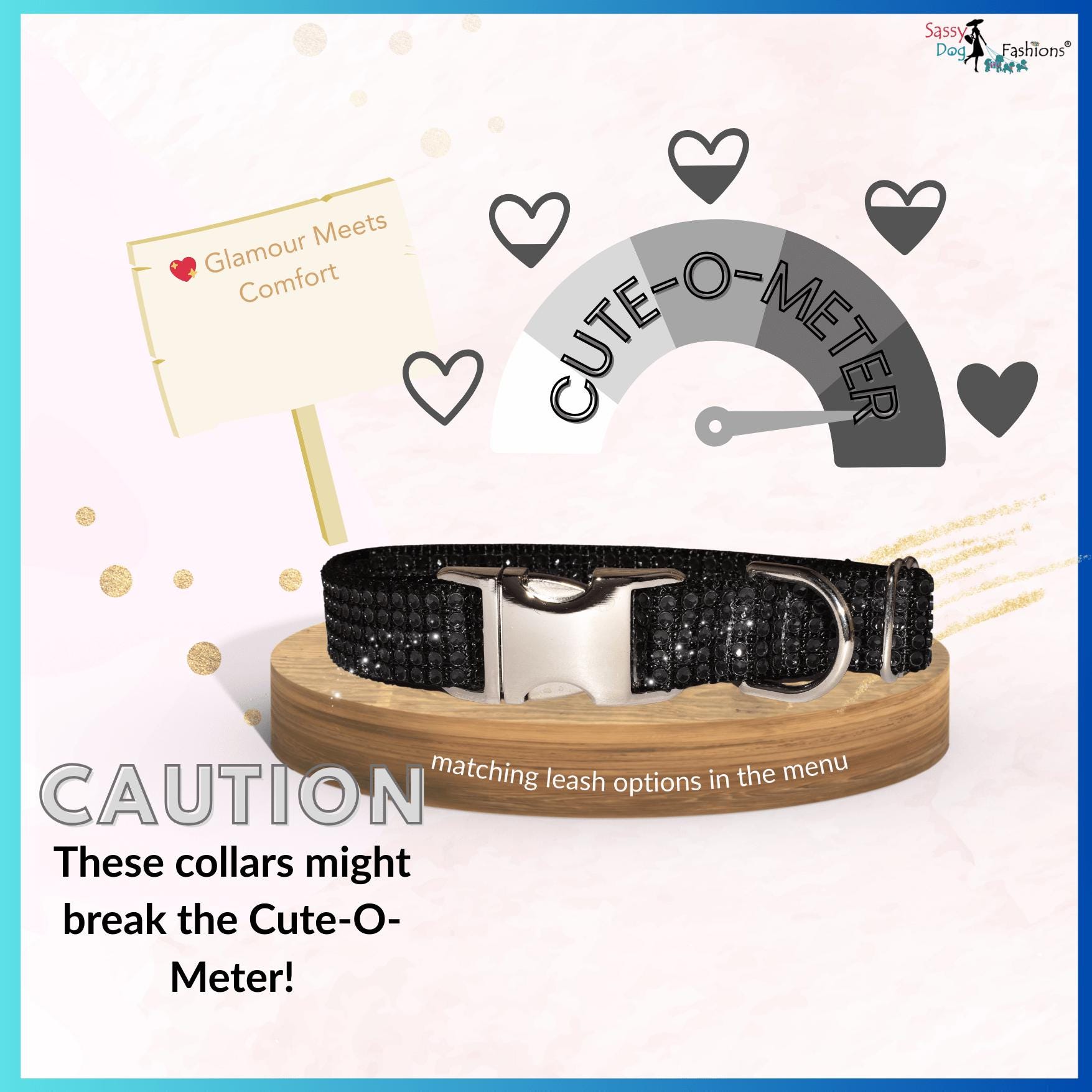 Collare Per Cani Con Strass Inciso, Collare Per Cani