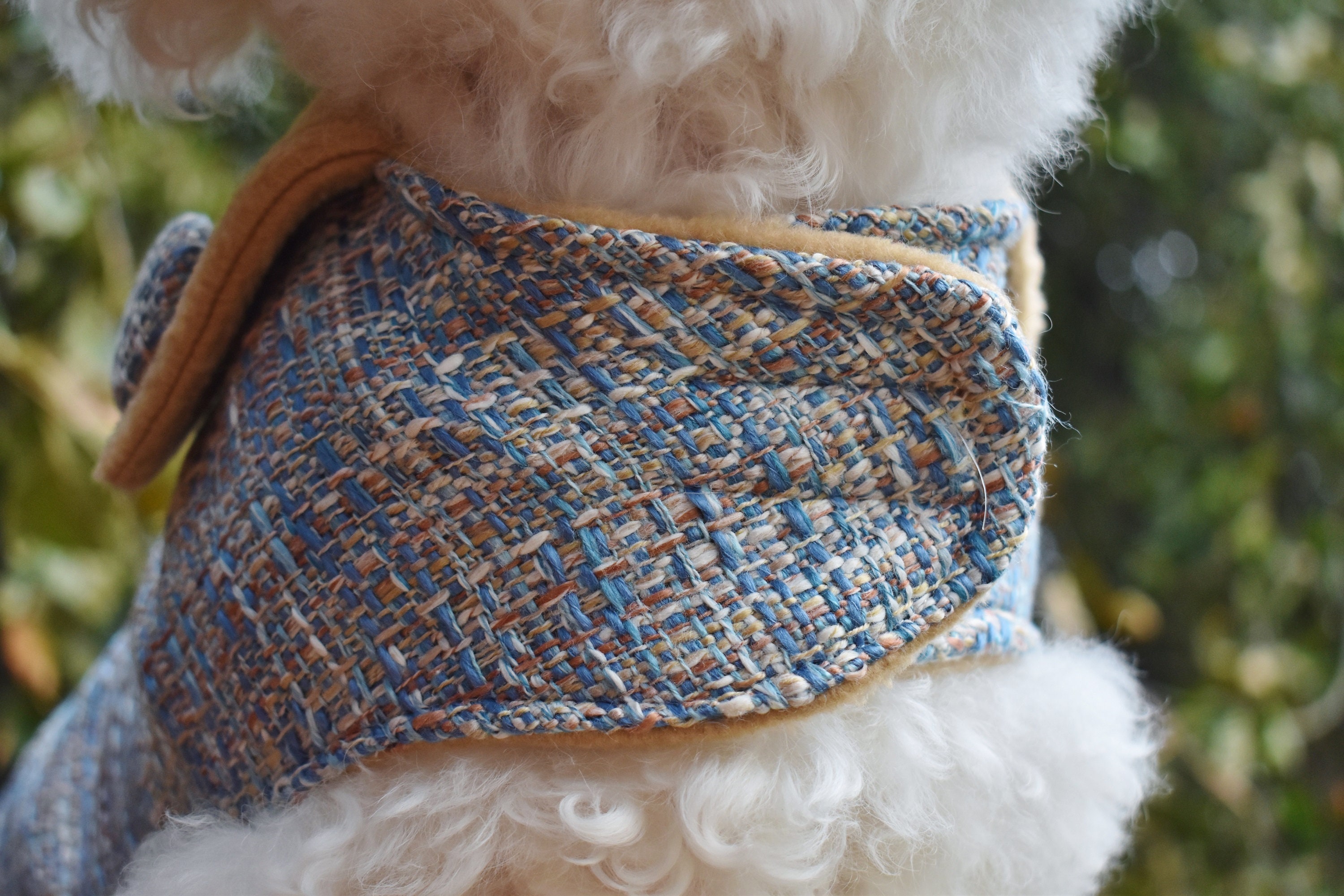 Handmade Dog Coat Blue Dog Coat Winter Dog Coat in Standard Etsy