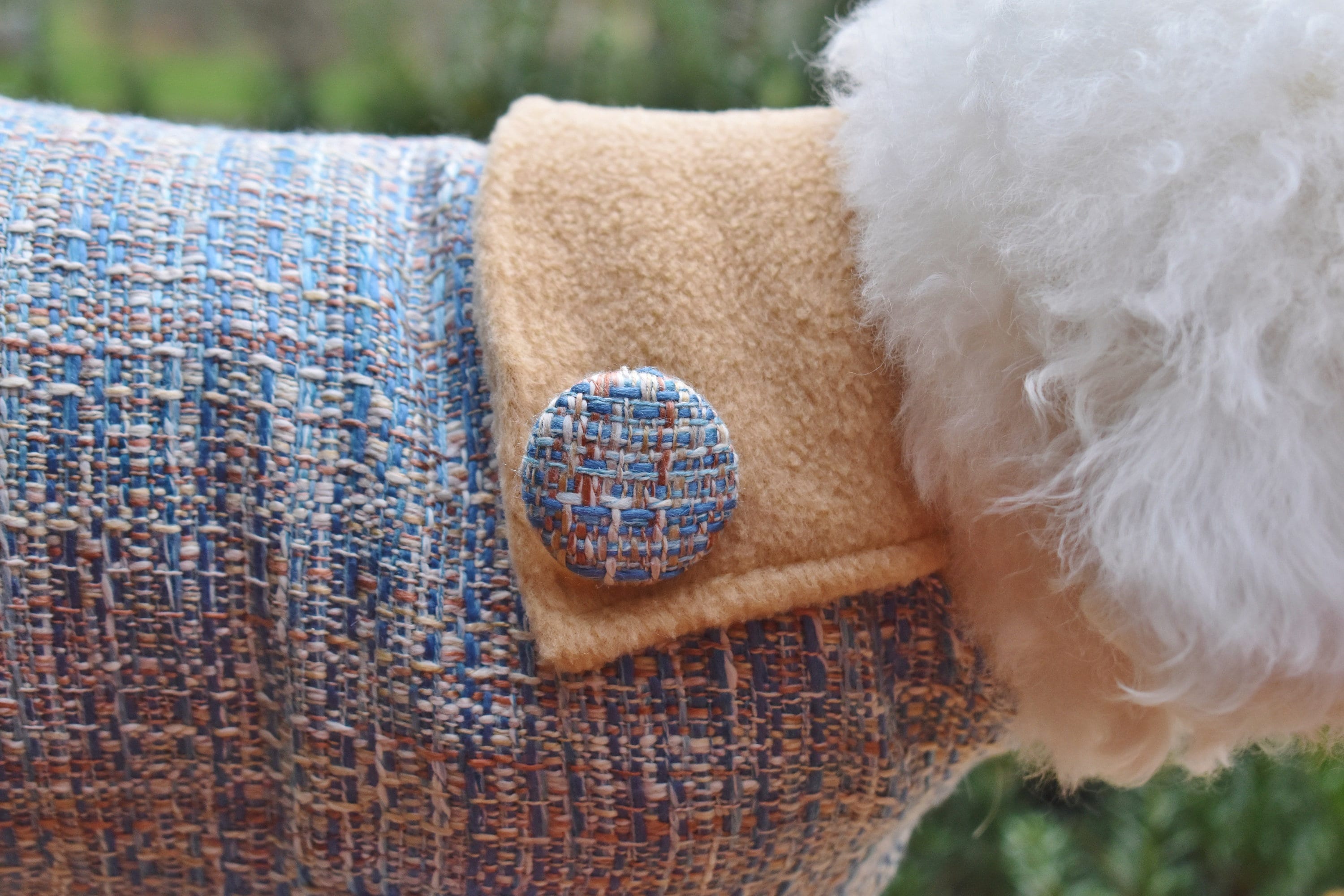 Handmade Dog Coat Blue Dog Coat Winter Dog Coat in Standard Etsy