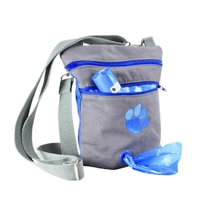 Hondenuitlaattas TREATZAK met poepzakje DISPENSER Geschikt voor huisdierenspeelgoed, brokjes en lekkernijen - Trail rugzakdrager wandelen - cadeau voor hondenmoeders