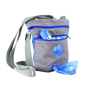 Hondenuitlaatservice TREATzakje met poepzakjeDISPENSER Unisex draagt gemakkelijk speelgoed, brokjes en lekkernijen | Trailbag, draagtas voor huisdieren voor wandelen en reizen