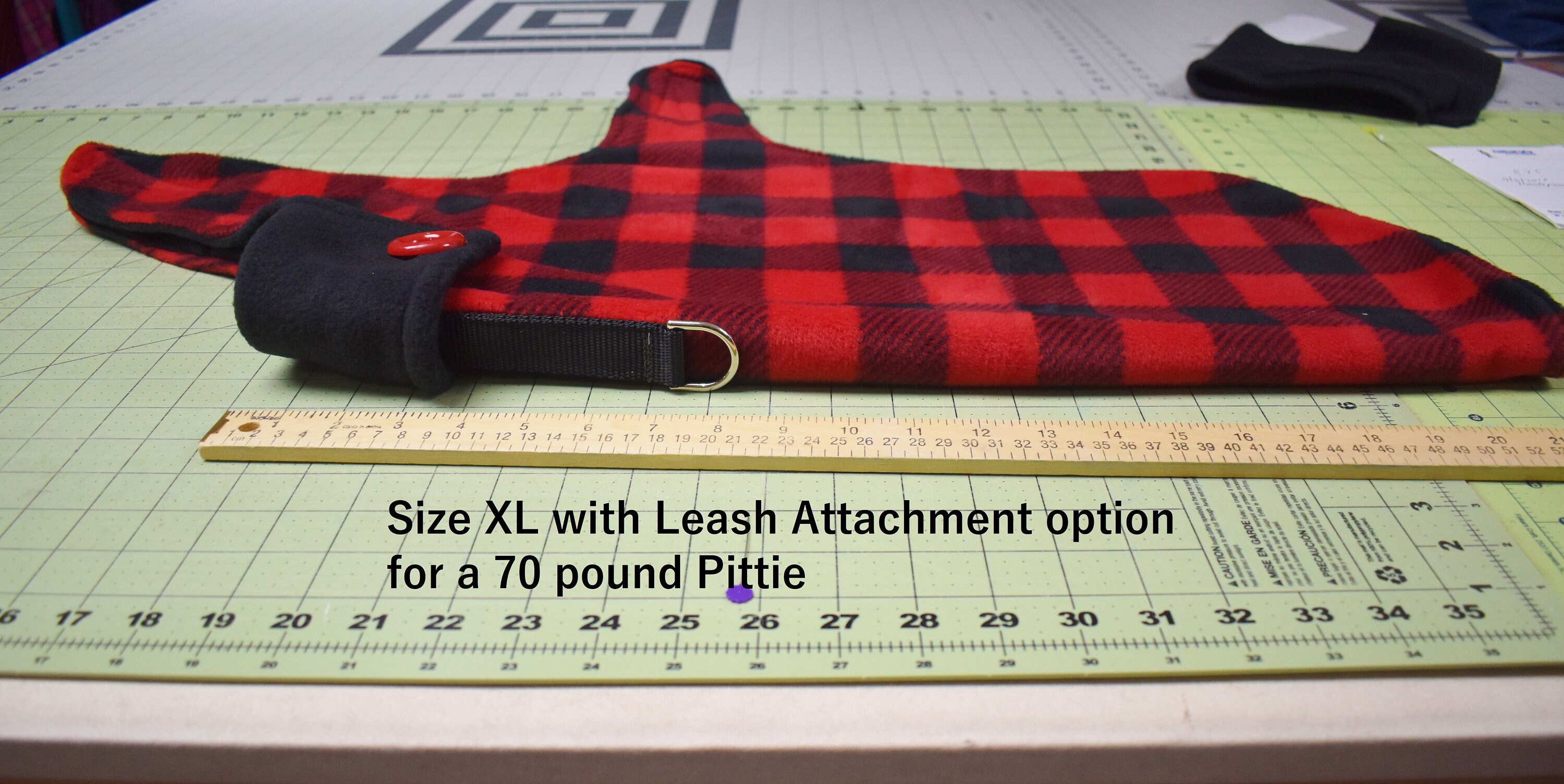 Custom Red Buffalo Plaid DOG COAT Warm Winter Dog Coat in All Etsy