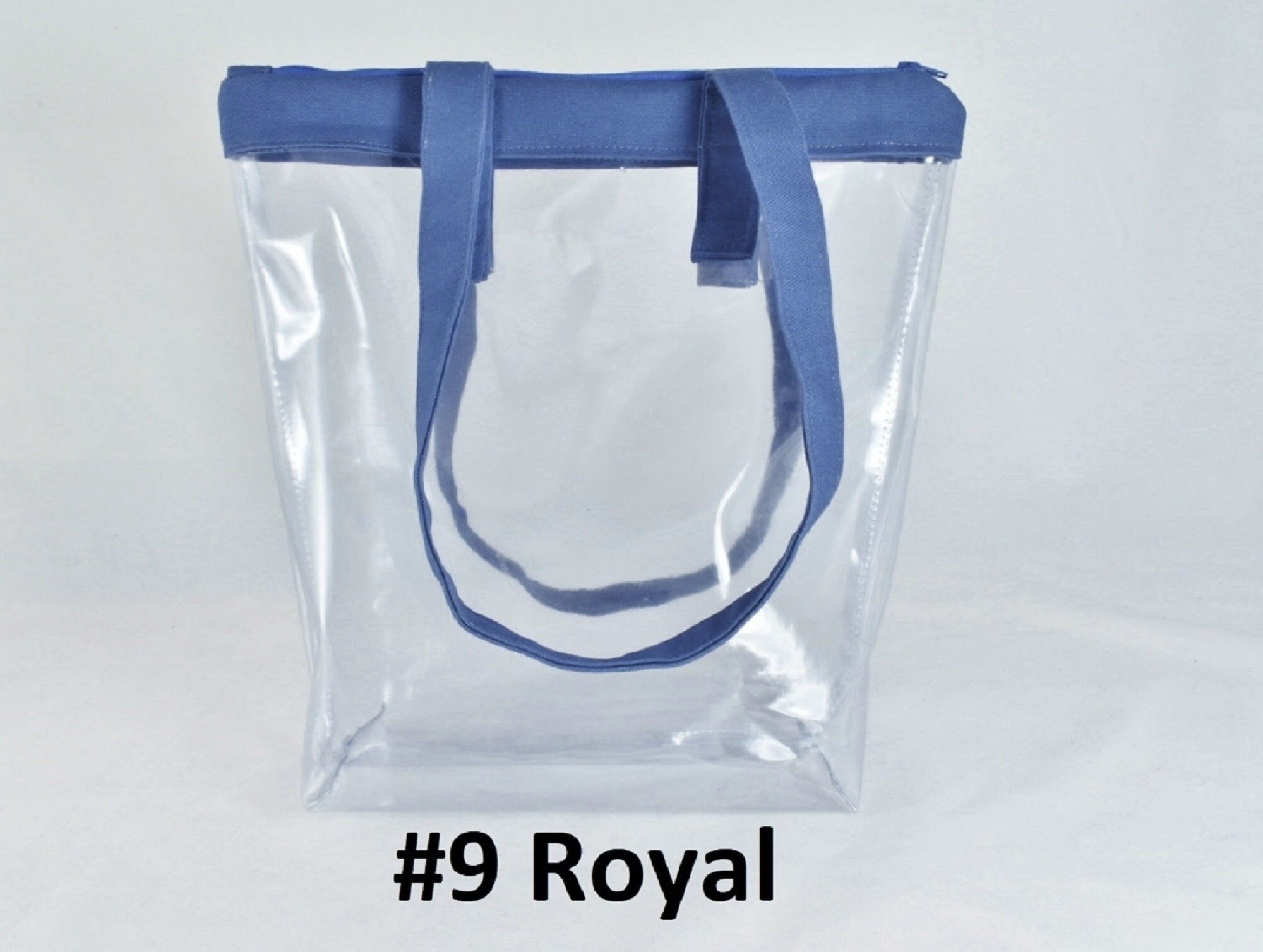 Approved Clear Stadium Zipper Tote 