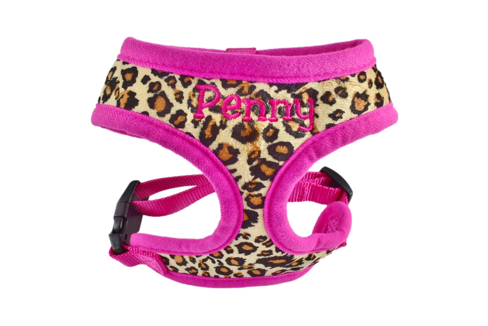 Custom Embroidered DOG Harness Girl Pink Luxury Dog Harness Etsy