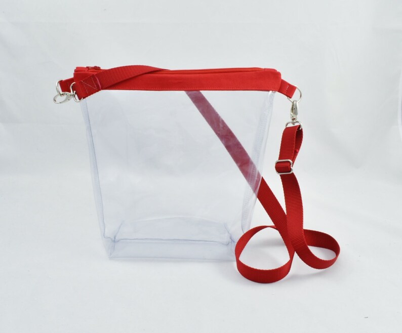 clear tote 12x6x12