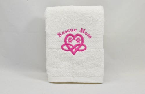 RESCUE MOM Large Luxury Spa Hand Towel