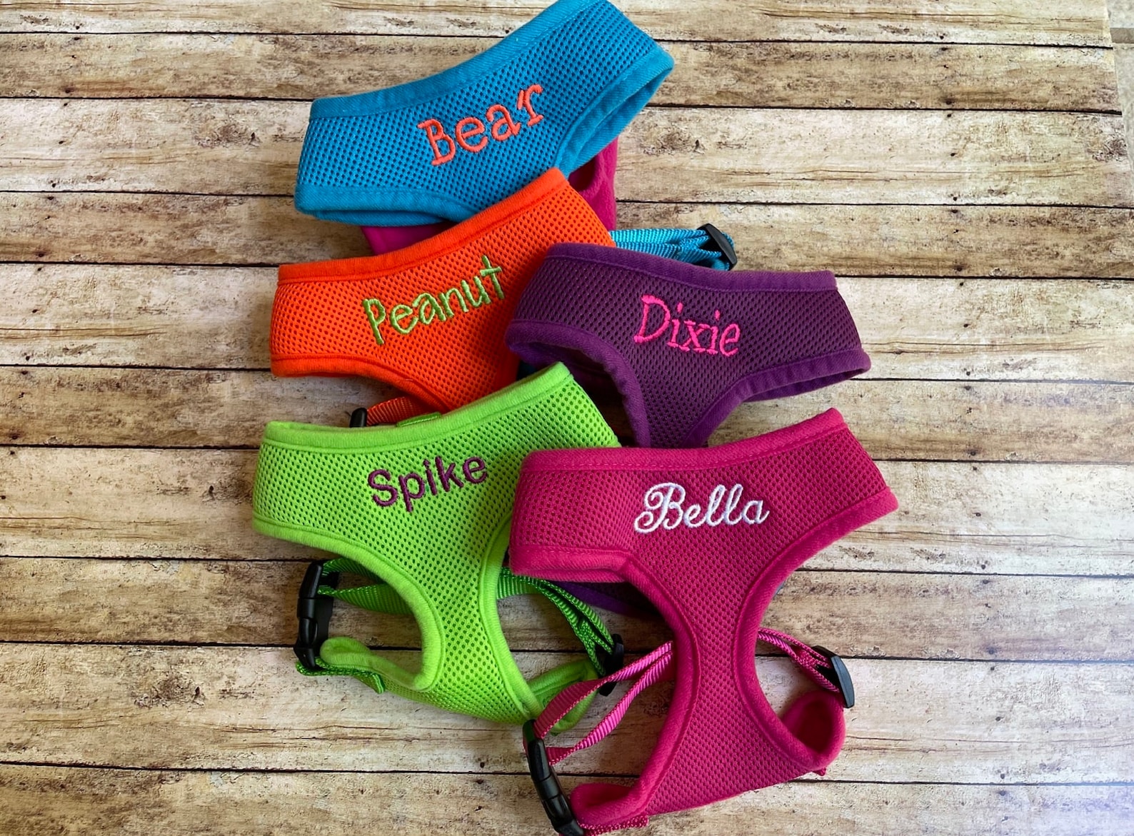 Personalized Dog Harness Air Mesh Dog Harness Custom Dog Etsy