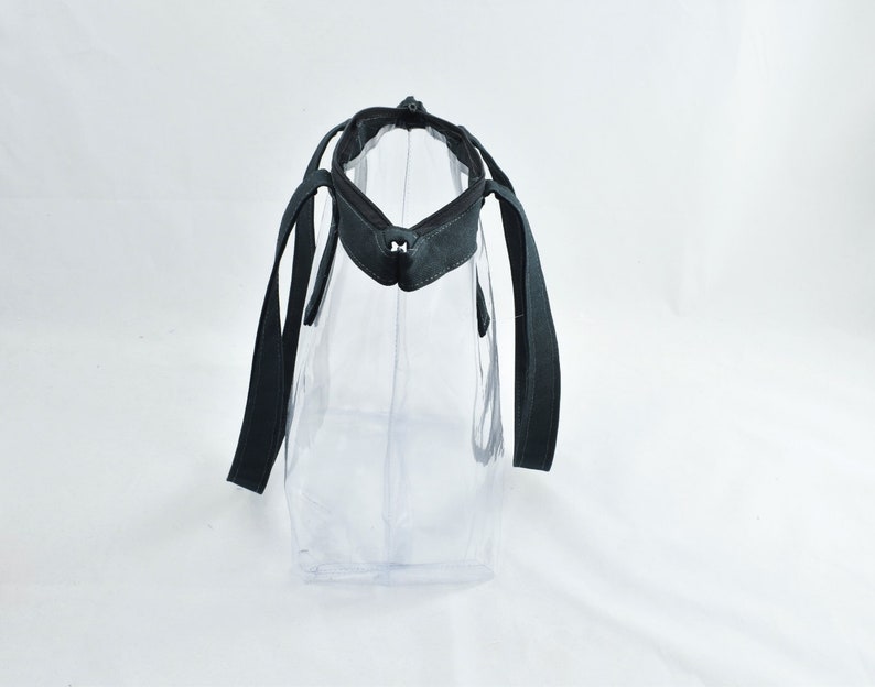 clear tote 12x6x12