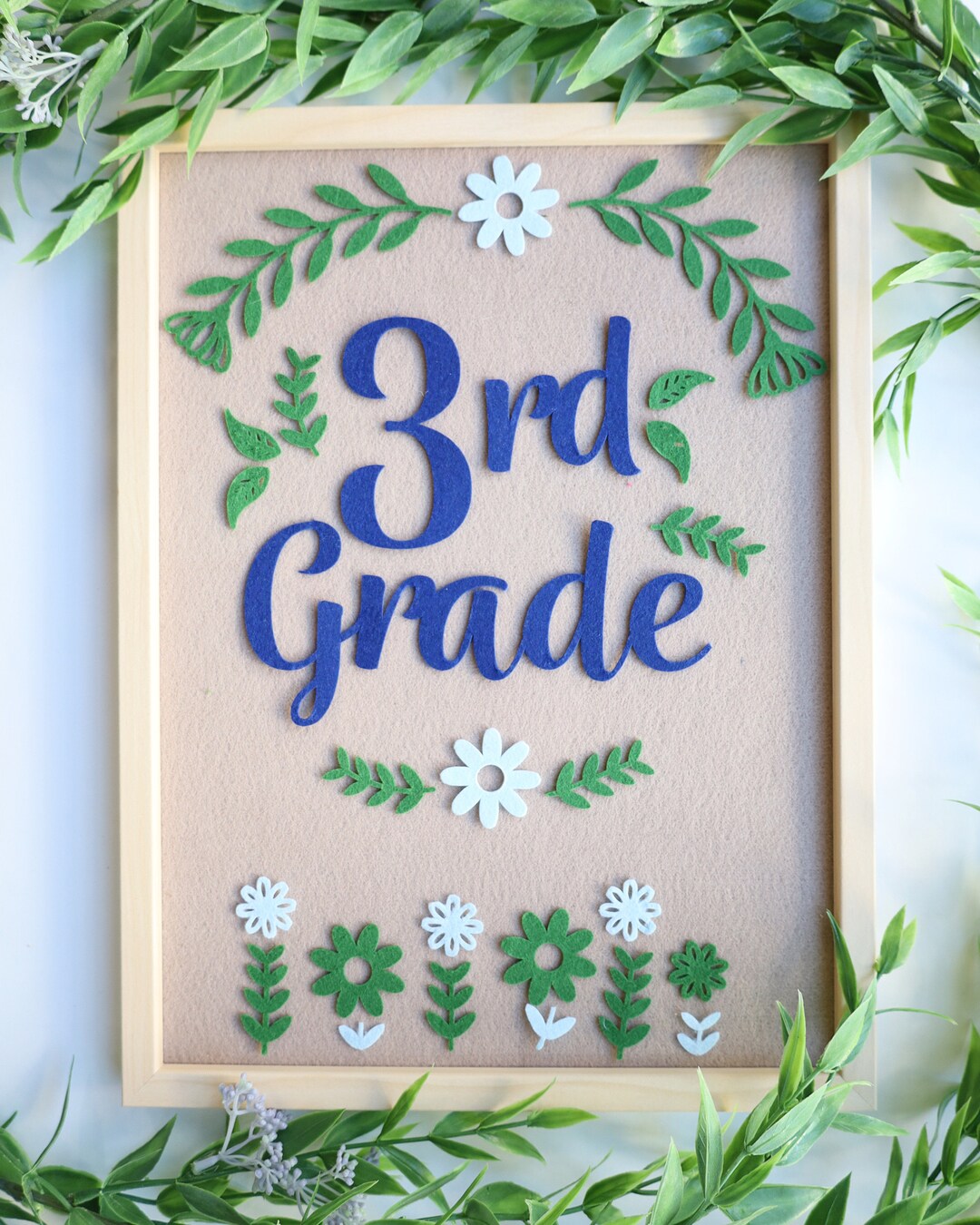 Customizable Felt Board Sign for Classroom, First Day of School Photos Etsy