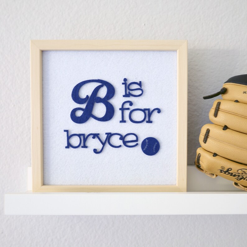 Custom Name Felt Board: Nursery Art Alphabet, Vintage Style - Etsy