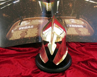 Vegas Golden Knights Brass Helmet Replica small