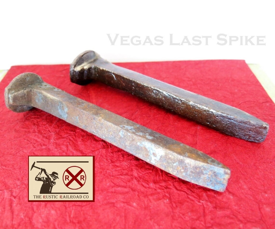 The Last Spike Three Rusty Old Railroad Spikes With Etsy