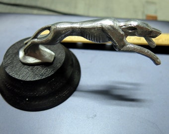 Cast Aluminum Greyhound Dog Ornament: Welderup Rat Rod Accent