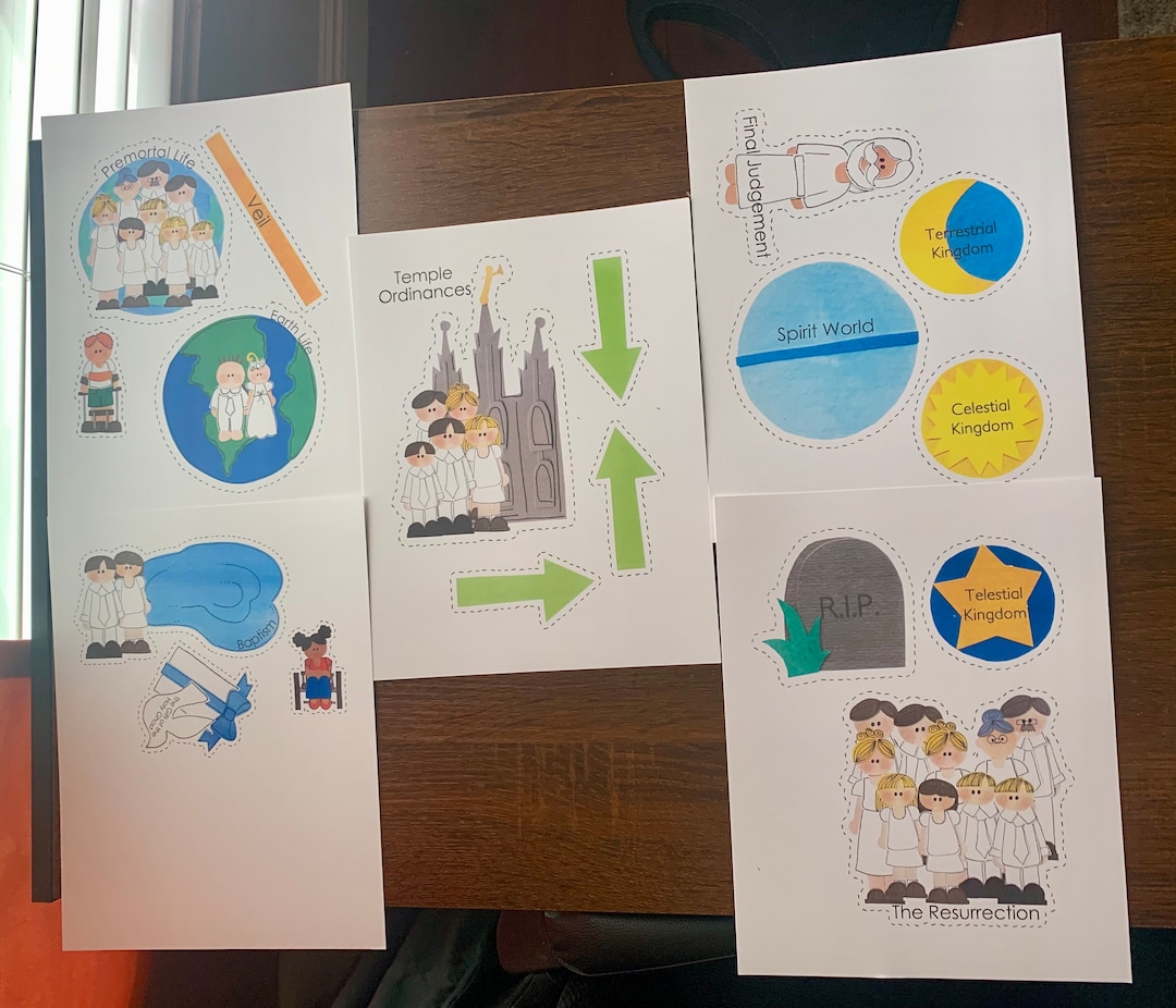 LDS Plan of Salvation Handout Guide Card Stock Teaching - Etsy