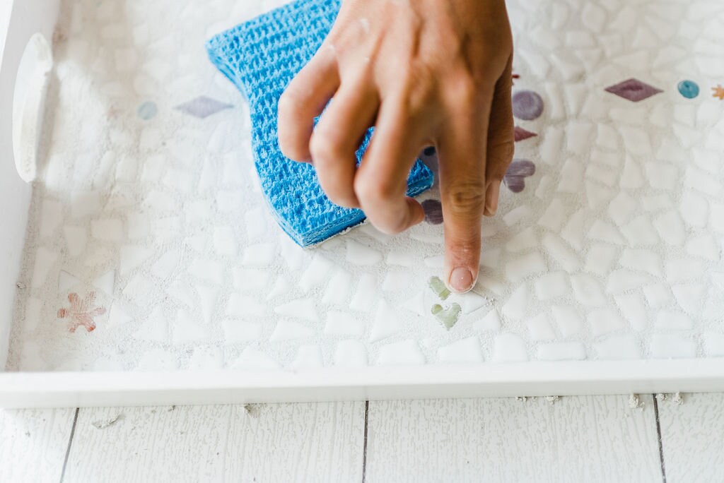 Mosaic Serving Tray Kit Etsy