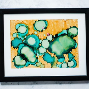 Framed Alcohol Ink Yupo Paper DIY Kit image 1