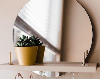 Hanging Mirror Shelf Kit