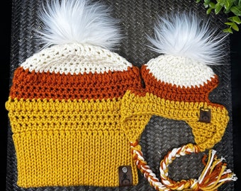 Czapki z cukierkami kukurydzianymi w kształcie mamy psa - Czapka Puppy - Czapka dla psa - Czapki dla kota - Czapka Kitty - Czapka na Halloween - Cukierki kukurydziane - Czapka dla psa