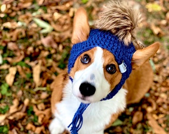 Corgi Beanie - Dog Beanie - Corgi Hats - Dog Hat - Dog Beanie - Fur Baby Beanies - Hats for Dogs - Hats - Corgis - Pet Hats