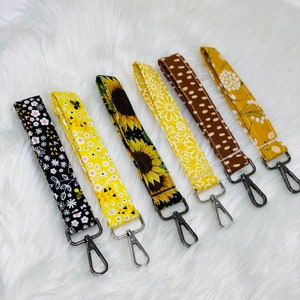 Spring Key Wrislets - Keychains - Key Fob - Key Wrist Lanyards - Key Lanyards - Wrist Keychains -  Keychain Wristlet Lanyard