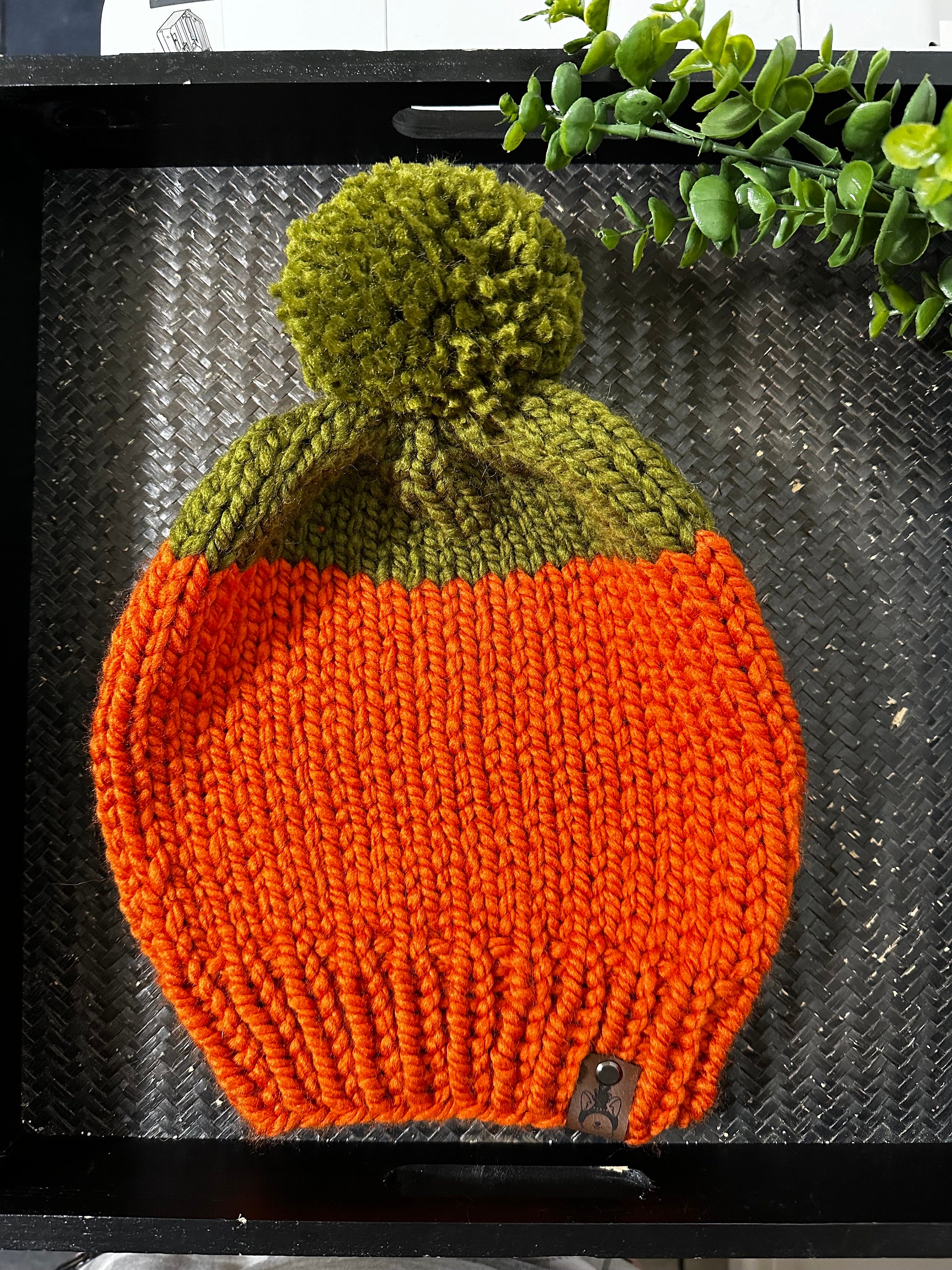 Pumpkin Beanie - Pumpkin Hat - Fall Beanie - Womens Beanie