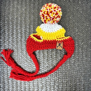 Kansas City Chiefs Pupper Beanies - Pupper Beanies - Dog Hats - KC Dog Hats - KC Pet Beanies - Kansas City Colors Pupper Beanies