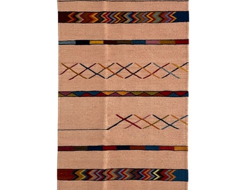 Rain & Mountains Zapotec Sheep Wool Rug