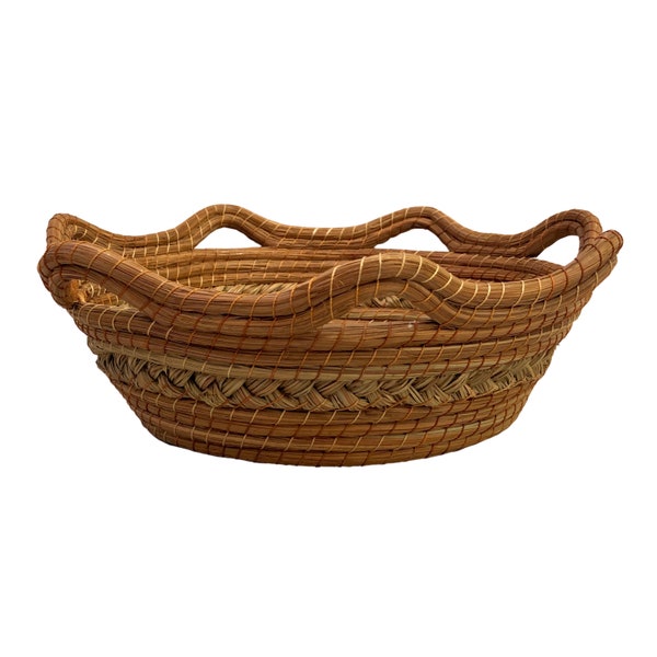 Pine Needle Basket Etsy