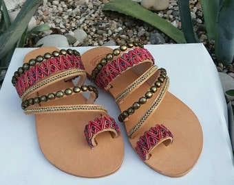 Fuchsia Sandals