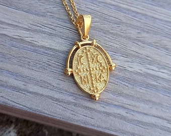 Christian Constantine Coin Necklace