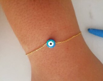 Solid Gold Opal Bracelet