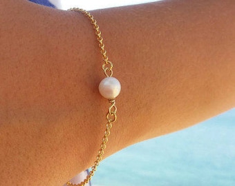 Pearl Bracelet 14k Gold Filled