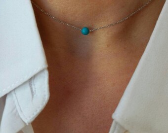 Single Turquoise Necklace