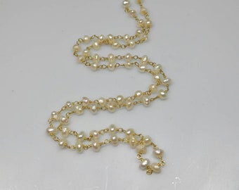 Pearl Rosary Necklace