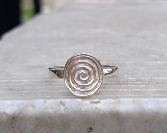 Gold Spiral Ring