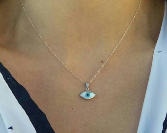 Ivory Evil Eye Necklace