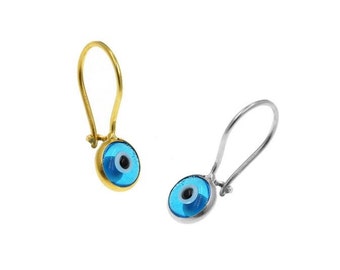 Hook  Evil Eye Earrings