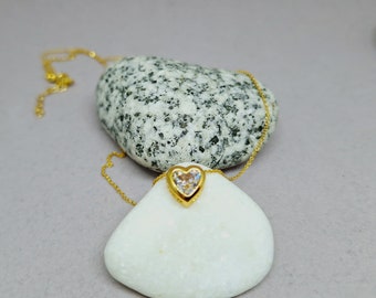 Floating Heart Necklace