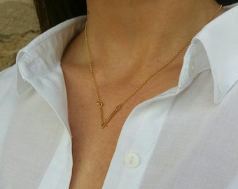 Gold Filled V Necklace