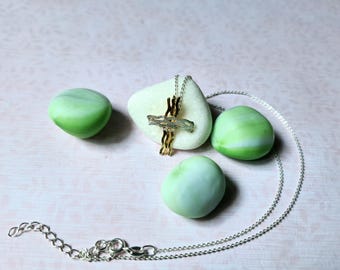 Gold and Silver Cross Necklace