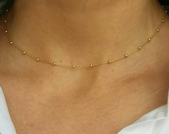 Dew Drop Chain Necklace