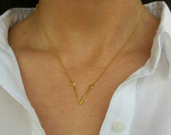 Gold Filled V Necklace