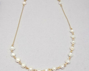 Pearl Rosary Necklace