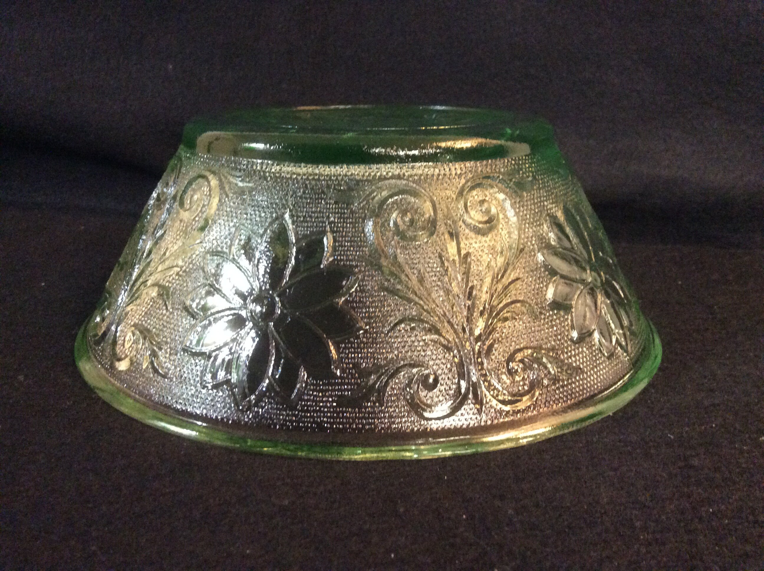 Vintage Indiana Glass Tiara Sandwich Glass Chantilly Green Etsy