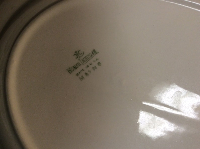 Vintage Homer Laughlin Pink Magnolia Serving Platter E1678