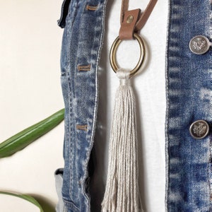 Handmade Minimalist Tassel Necklace