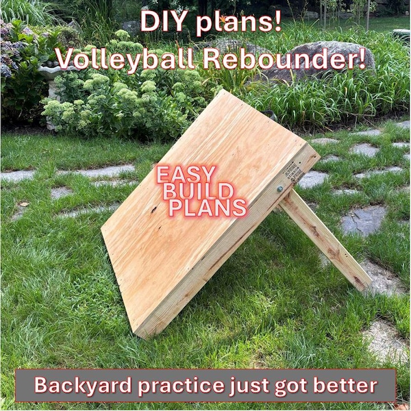 Volleyball Rebound Board Building Plans: DIY Practice (PDF Download)