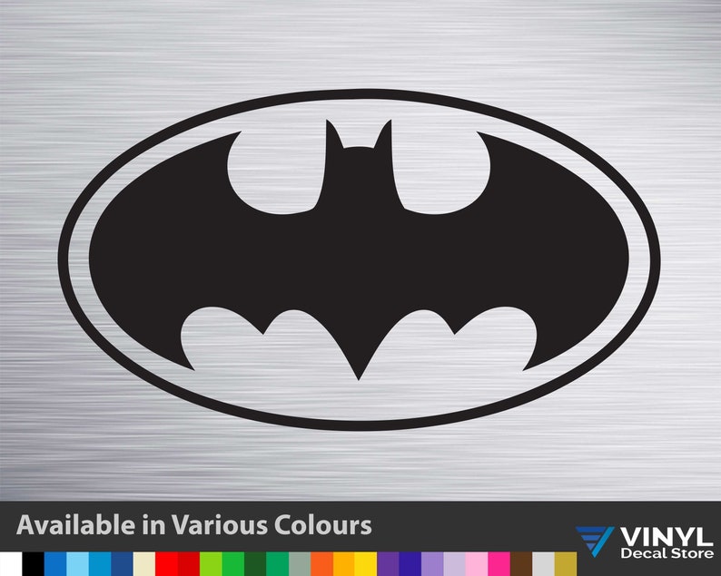 Batman Logo Vinyl Decal Sticker Graphic for Car Window Etsy