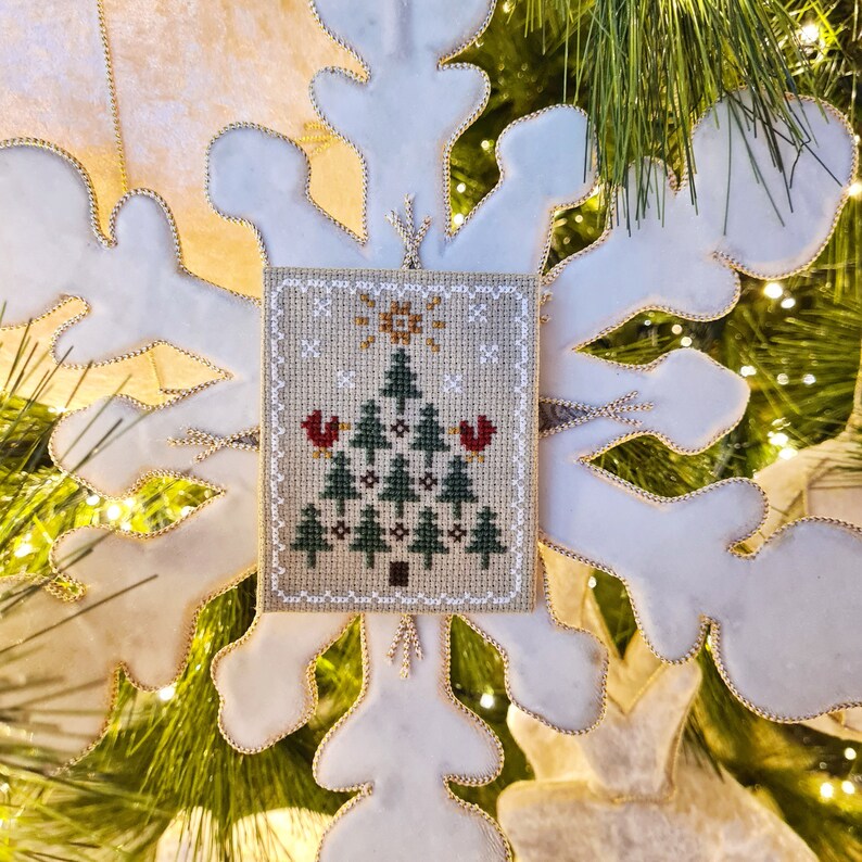 Quaker Christmas Collection Christmas Tree Farm. Includes THREE