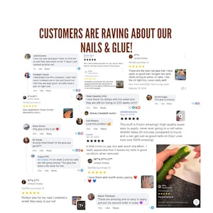 4+ Weeks Solid Nail Glue | Strong Hold Adhesive for Press on Nails | UV Nail Tip | Flash Curing 3D Sculpting Gel | Nail Art Supply afbeelding 2